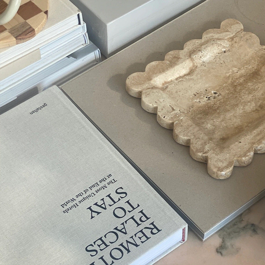 Nooji – wellenförmiges Marmortray
