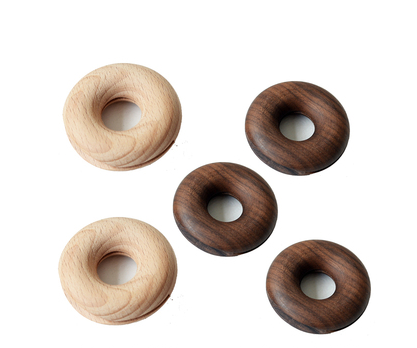 Pan Pan – Verschlussclips aus Holz in Kreisform