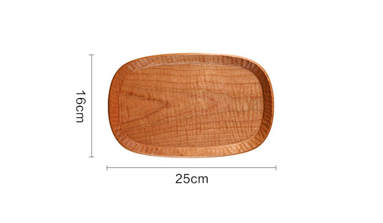 Riji – handgeschnitztes Tray aus Kirschholz