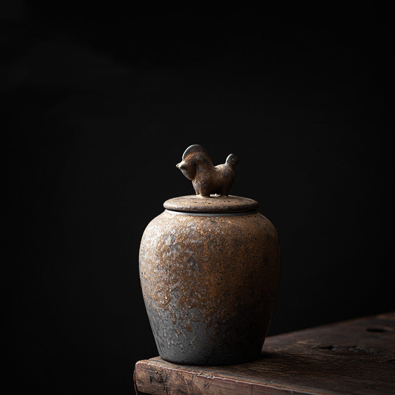 – Household Minimalist Sealed Ceramic Tea Pot