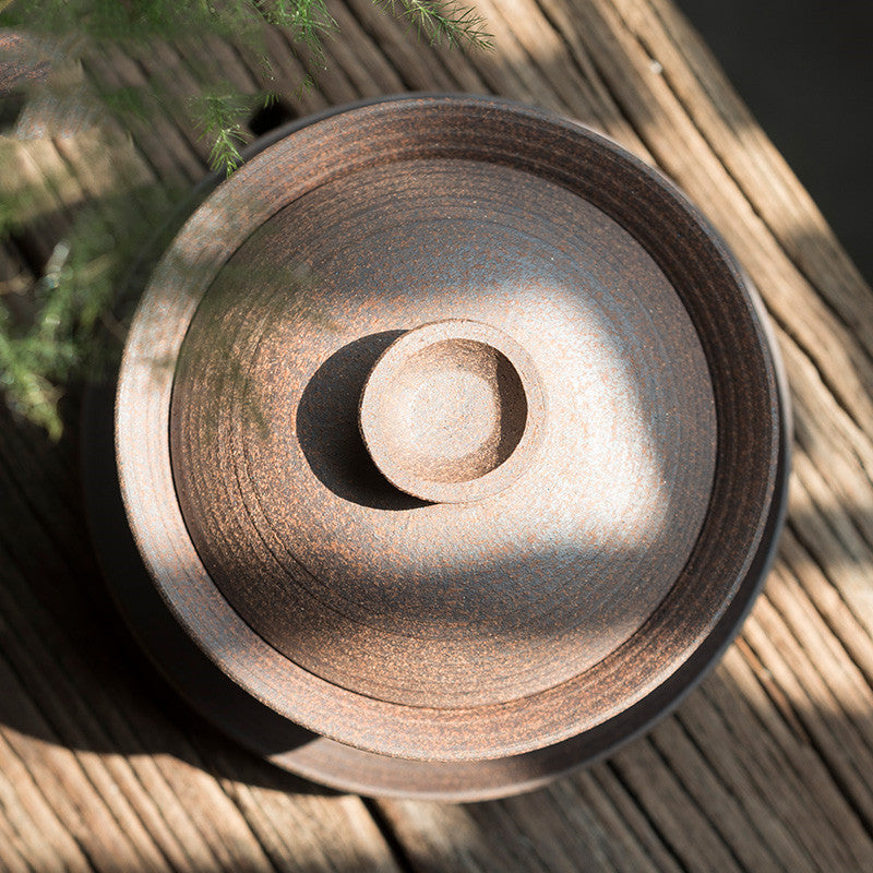 Paiwan – dreiteiliger Gaiwan aus Keramik