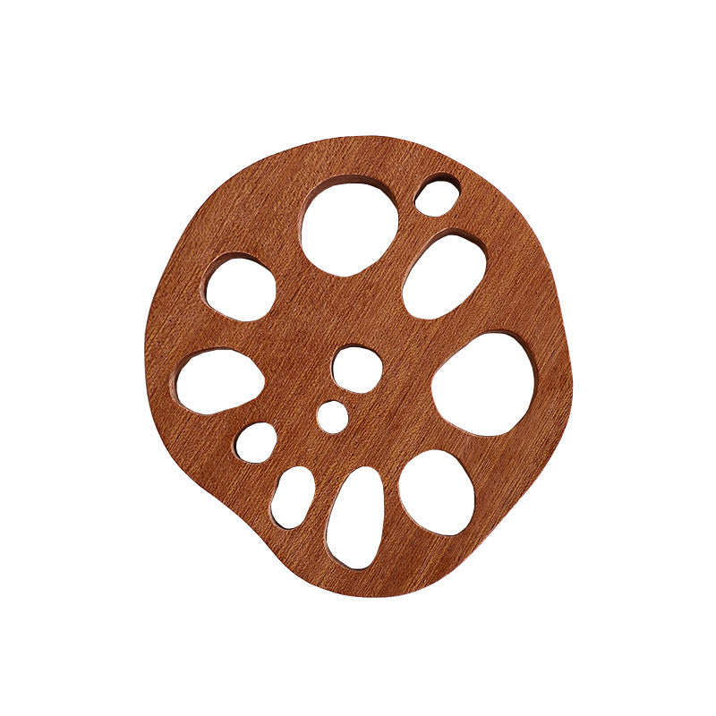 Roti – Lotus-Untersetzer aus Sandelholz