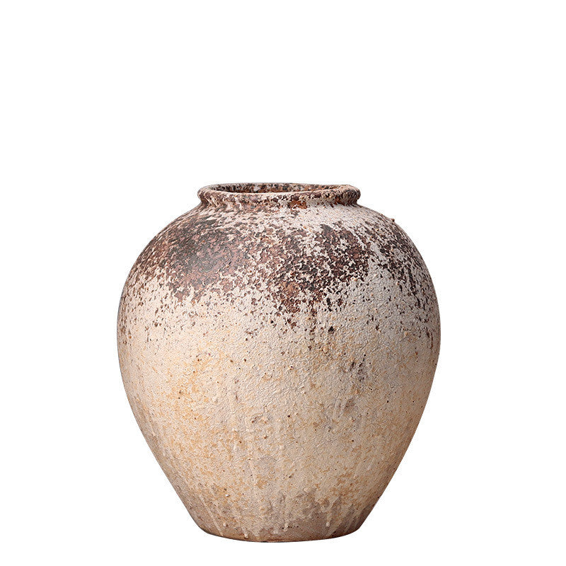 Atona – runde Vase in antikem Stil