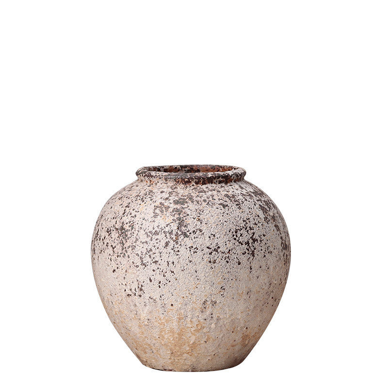 Atona – runde Vase in antikem Stil