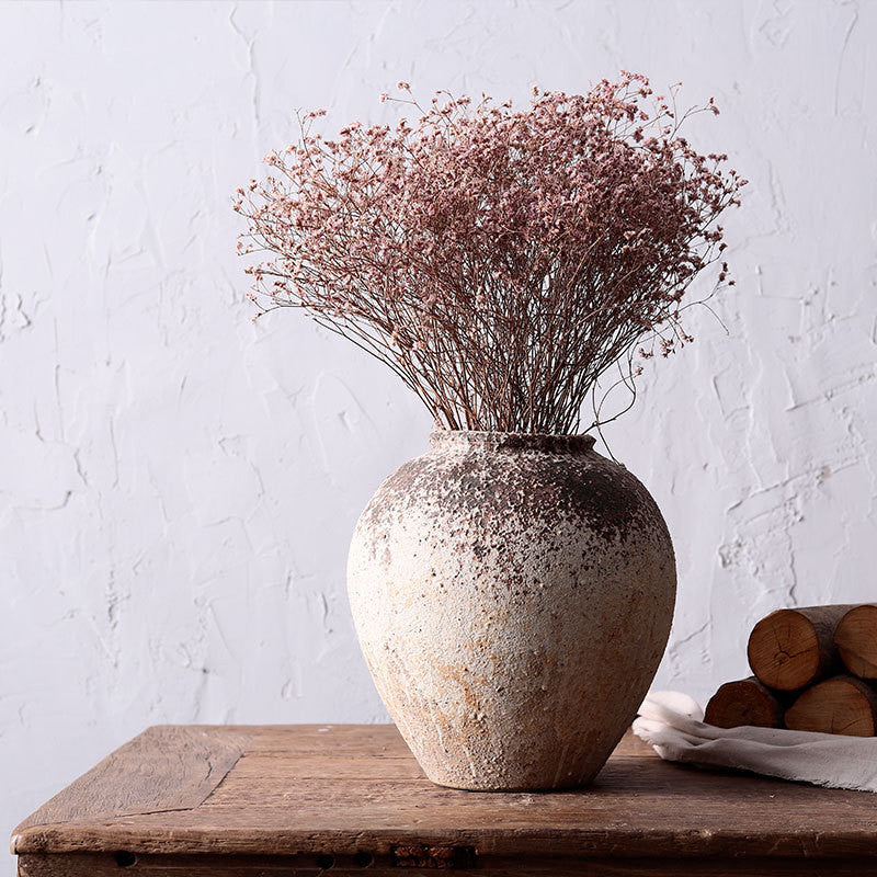 Atona – runde Vase in antikem Stil